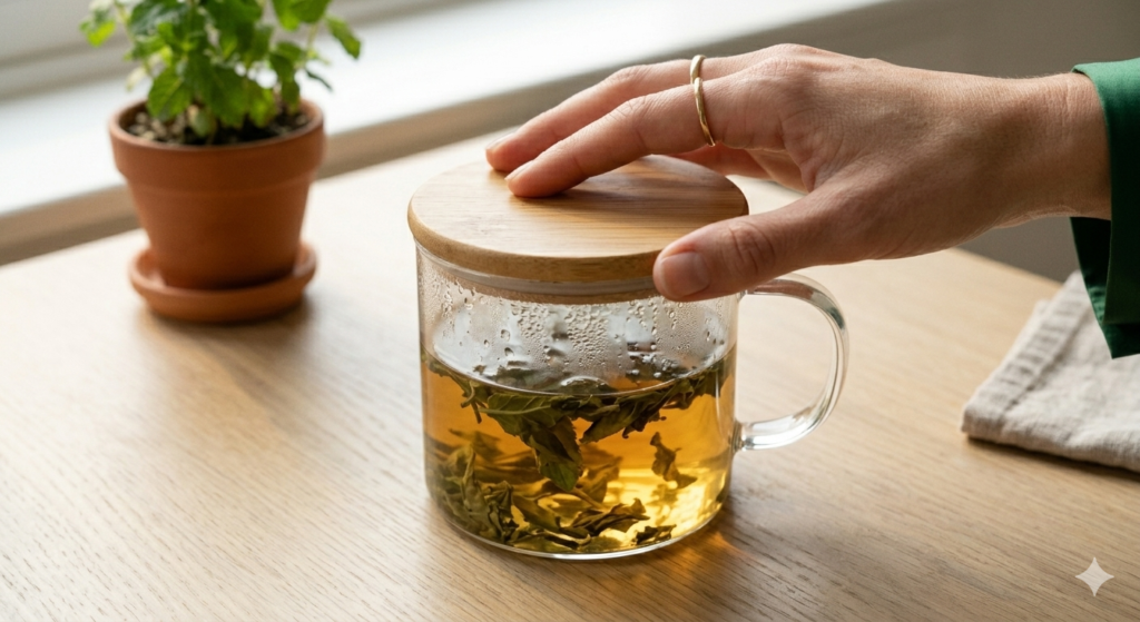How to brew the perfect cup of spearmint tea for wellness.